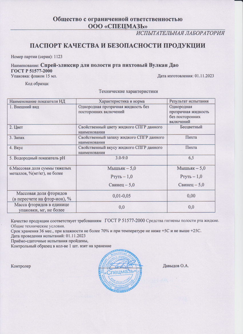 Паспорт №112023